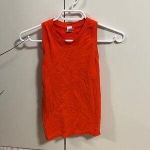 90 Degree By Reflex Vibrant Orange Tank Top